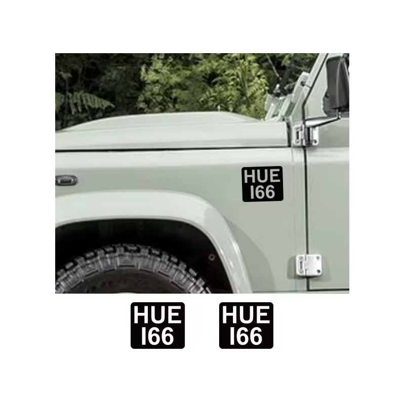 Paire d'autocollants - Defender Heritage - HUE166