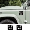 Paire d'autocollants - Defender Heritage - HUE166