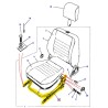 Seat frame – front right – Defender 1984–87
