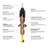 Front shock absorber +5cm