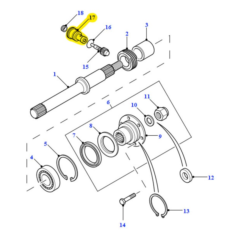 Speedo pinion housing - LT230