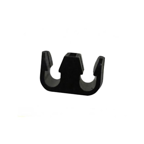 Double clamp for brake lines