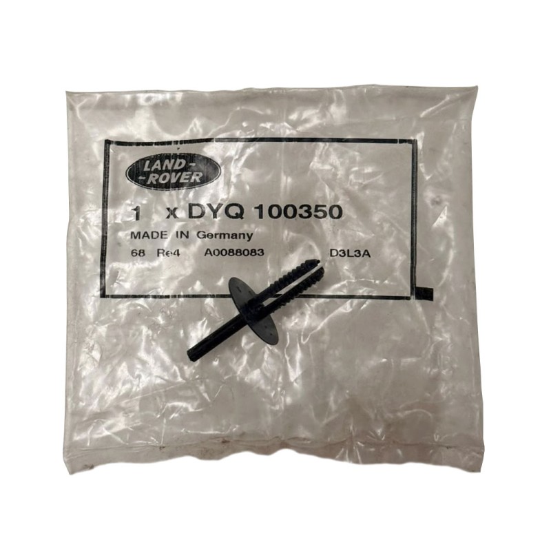 Large-head plastic rivet for Disco2 bumpers