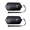 Pair of black plastic protective covers for Lucas FT8/LR8 fog lights