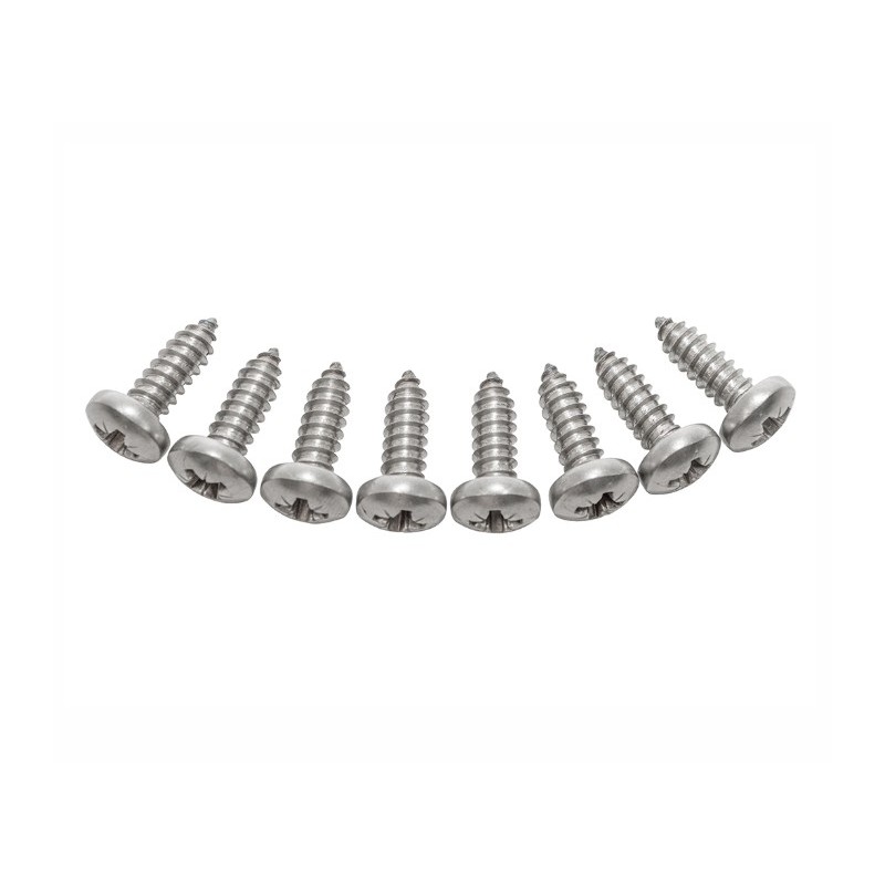 Stainless steel screw kit – for fixing the grille or headlamp surrounds