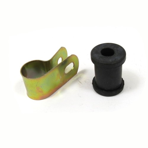 Clip fixation tuyau de frein sur pont AR