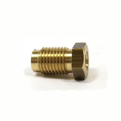 Brass male union 7/16 UNF - 1/4 pipe