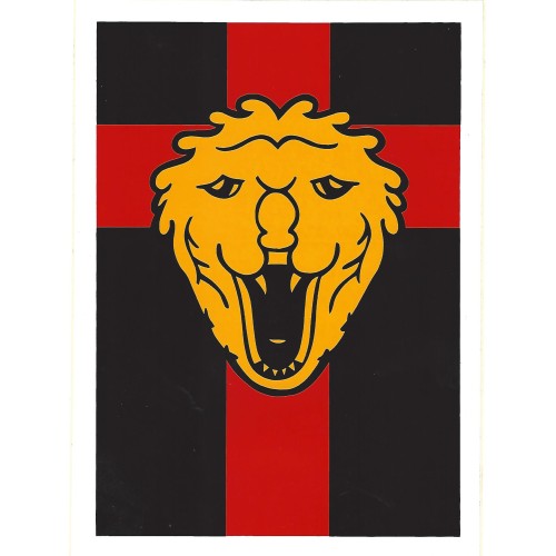 Autocollant armée belge - fond noir