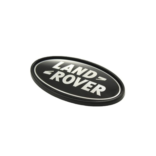 Badge -Rear - Black/Silver - LAND ROVER