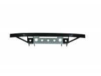 Tube bumper - Black with silver bash plate
