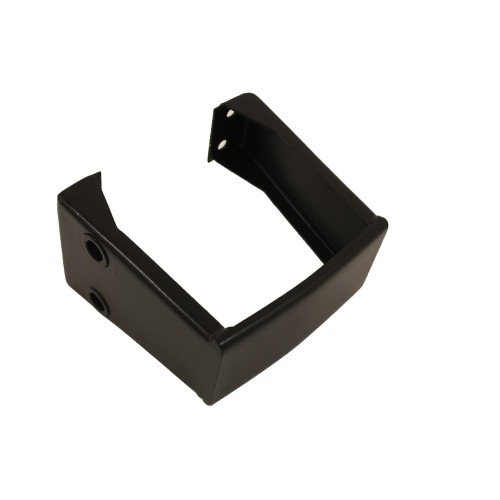 Rear bumperettre - Single - Black - Right hang