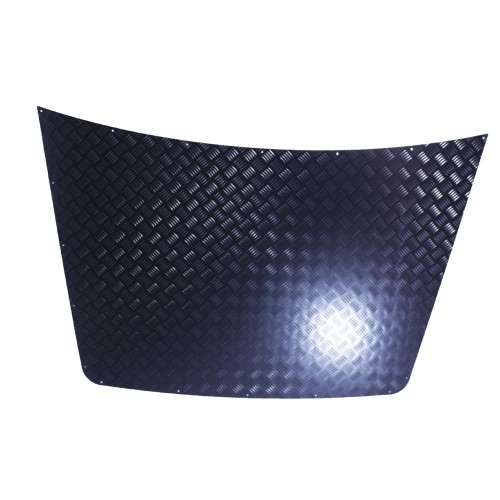 Protection capot alu strié noir 2mm - Disco 1