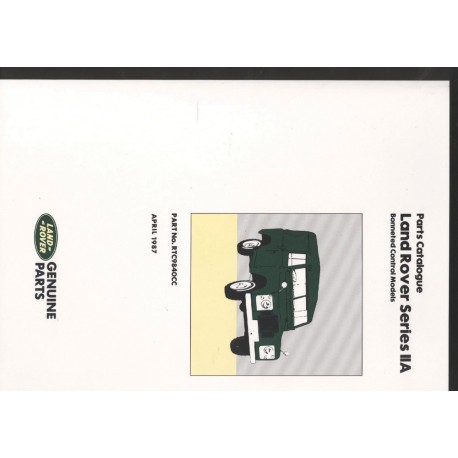Parts Catalogue SIIA 1961-71
