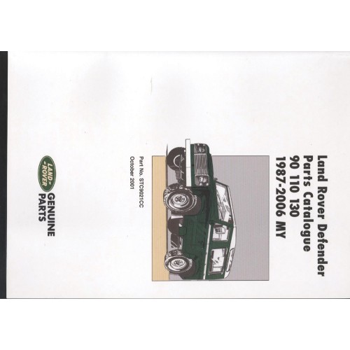 Parts Catalogue Defender 90", 110", 130" 1987-2006