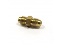 Brass inline connector male 1/2 x 20 UNF - supply pipe