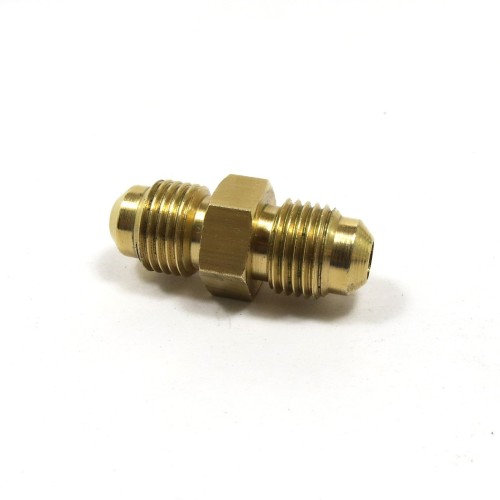 Brass inline connector male 1/2 x 20 UNF - supply pipe