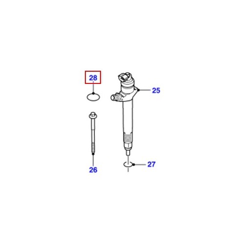 O ring fuel injector 2.4L Puma engine
