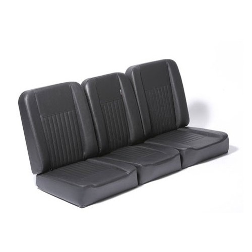 Deluxe front seat set black vinyl