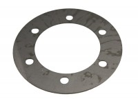 Stub axle mud shield / locking plate