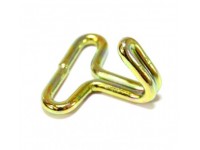 80" Series 1 brass coated webbing hooks