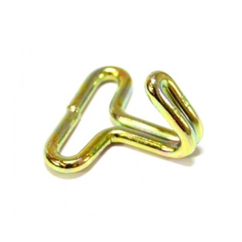 80" Series 1 brass coated webbing hooks