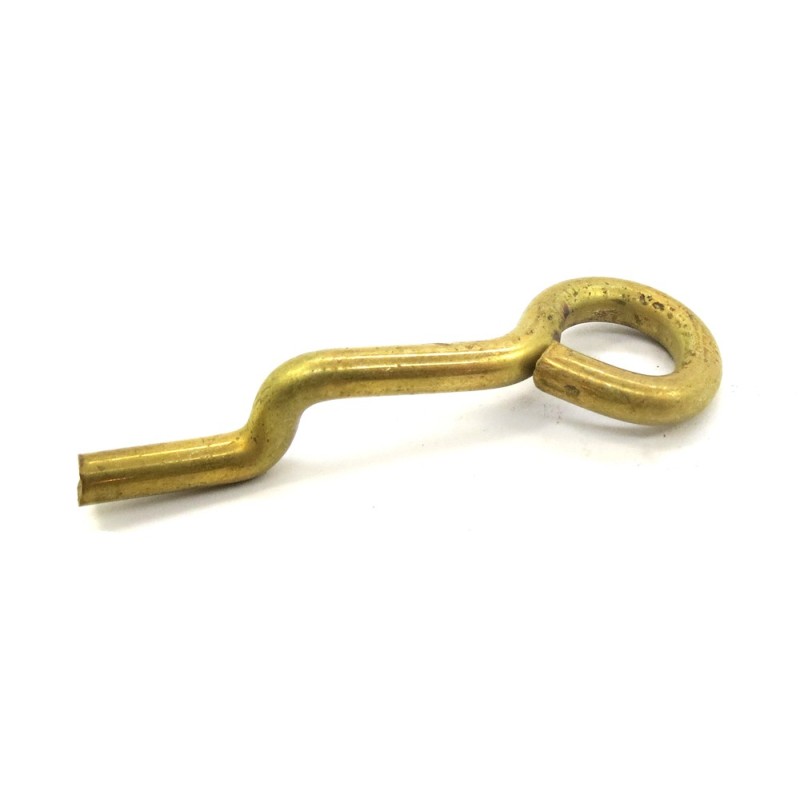 80" Solid brass rope hook