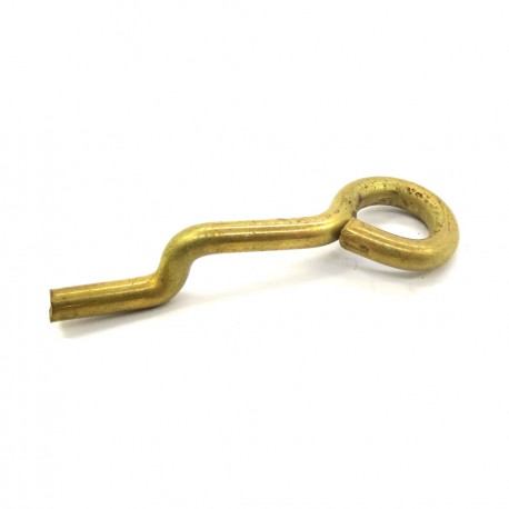 80" Solid brass rope hook