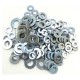 Mixed imperial plain washers 1/4 to 1/2