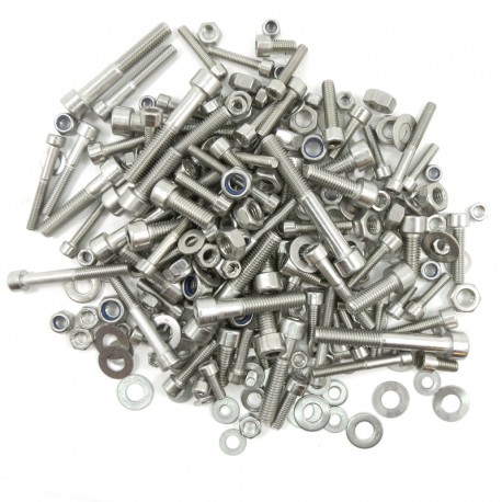 Mixed pack metric SS - Cap head Screws Nuts and Washers
