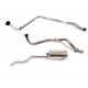 Stainless steel exhaust - 86 & 88" petrol 1954-62