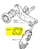 Clutch slave cylinder to bell housing sealing gasket