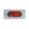 Reflector rear rectangular