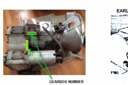 LT76 gearbox number location